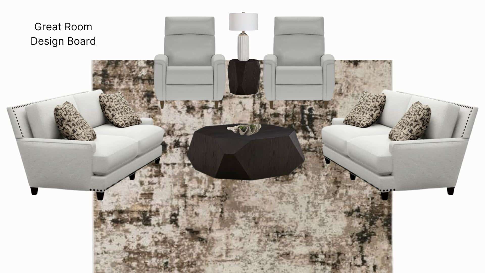 lake home interior design mood board