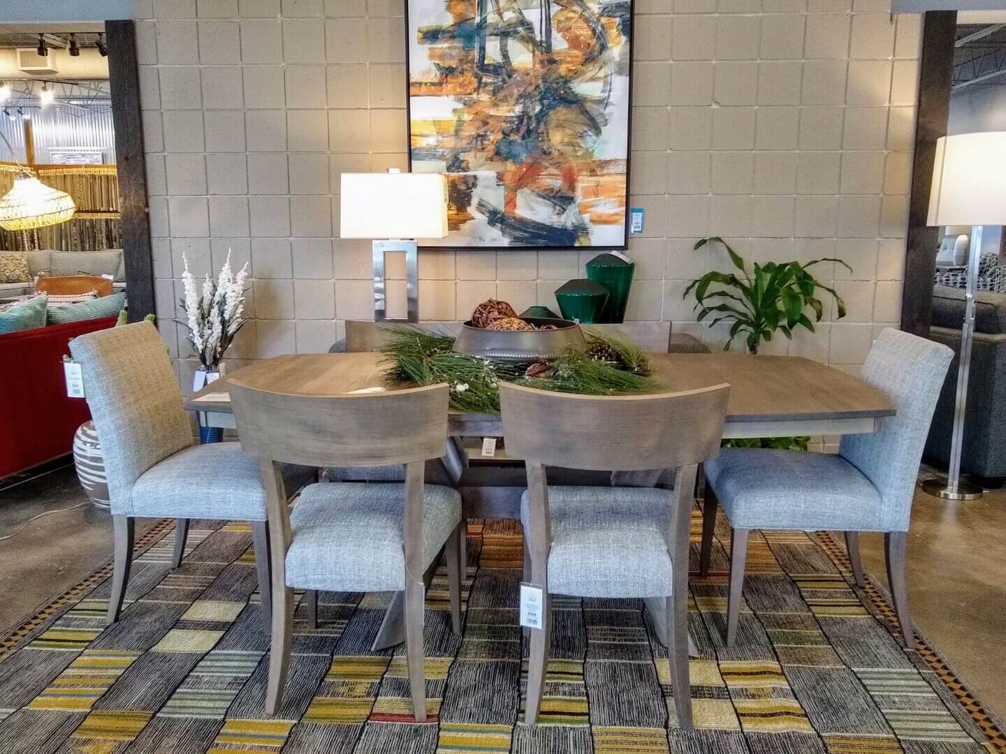 4260-Boat-Dining_Table-uph-dining-chairs