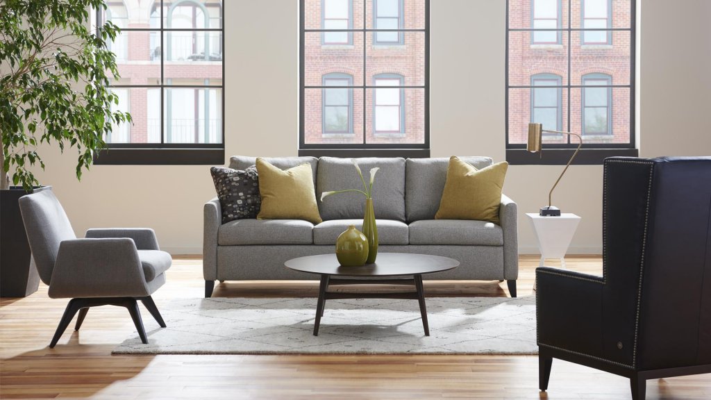 Sofas vs Sectionals - American Leather Harris Comfort Sleeper