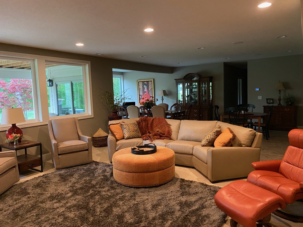 , Sunny Lower Level Refresh, BY DESIGN furniture + interior design