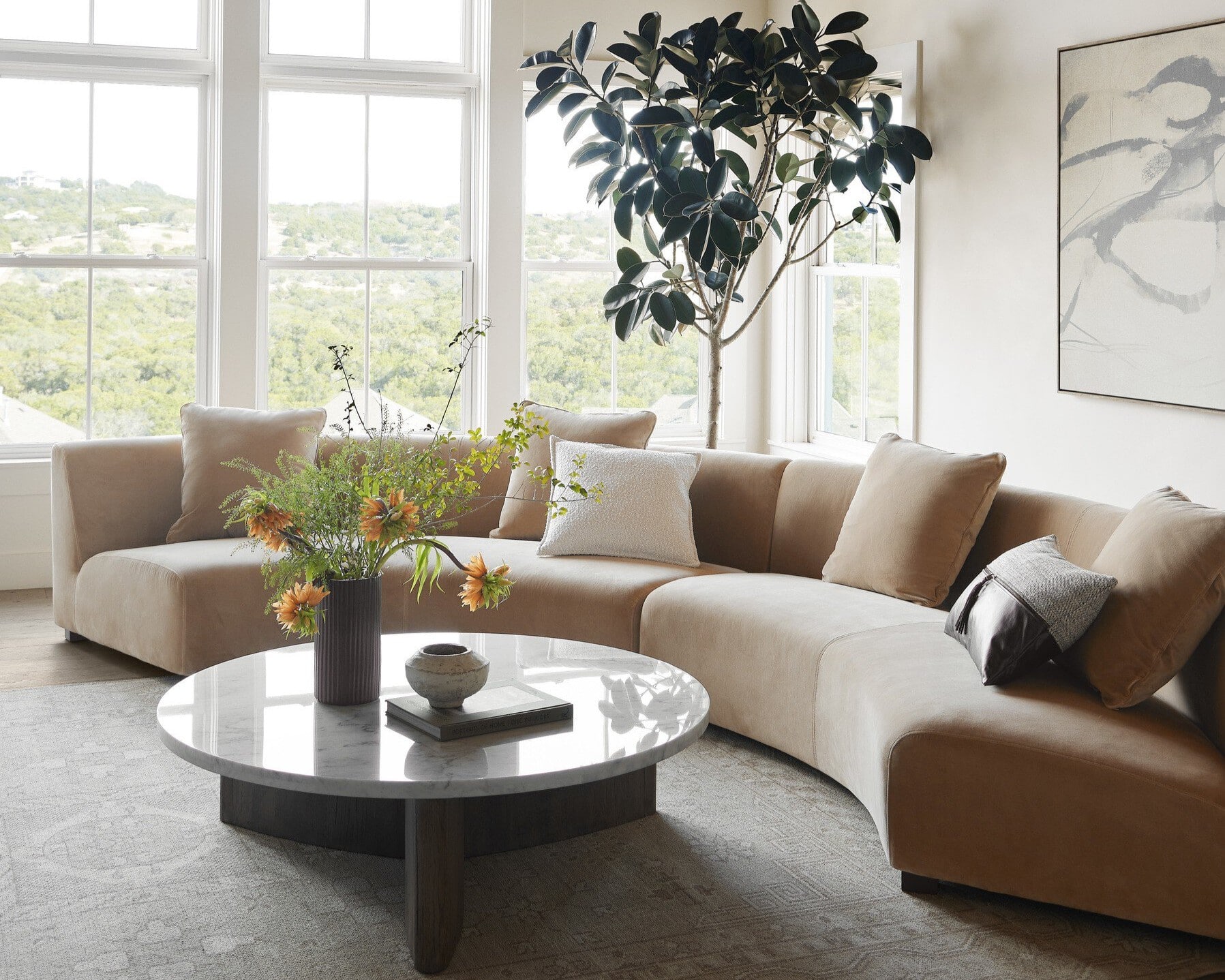 curved organic shapes interior design, Curved & Organic Shapes – Interior Design Elements that Resonate in Iowa, BY DESIGN furniture + interior design
