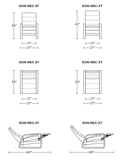 Re-Invented Recliner: Elton, Elton, BY DESIGN furniture + interior design