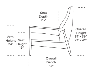 Re-Invented Recliner: Aston, Aston, BY DESIGN furniture + interior design