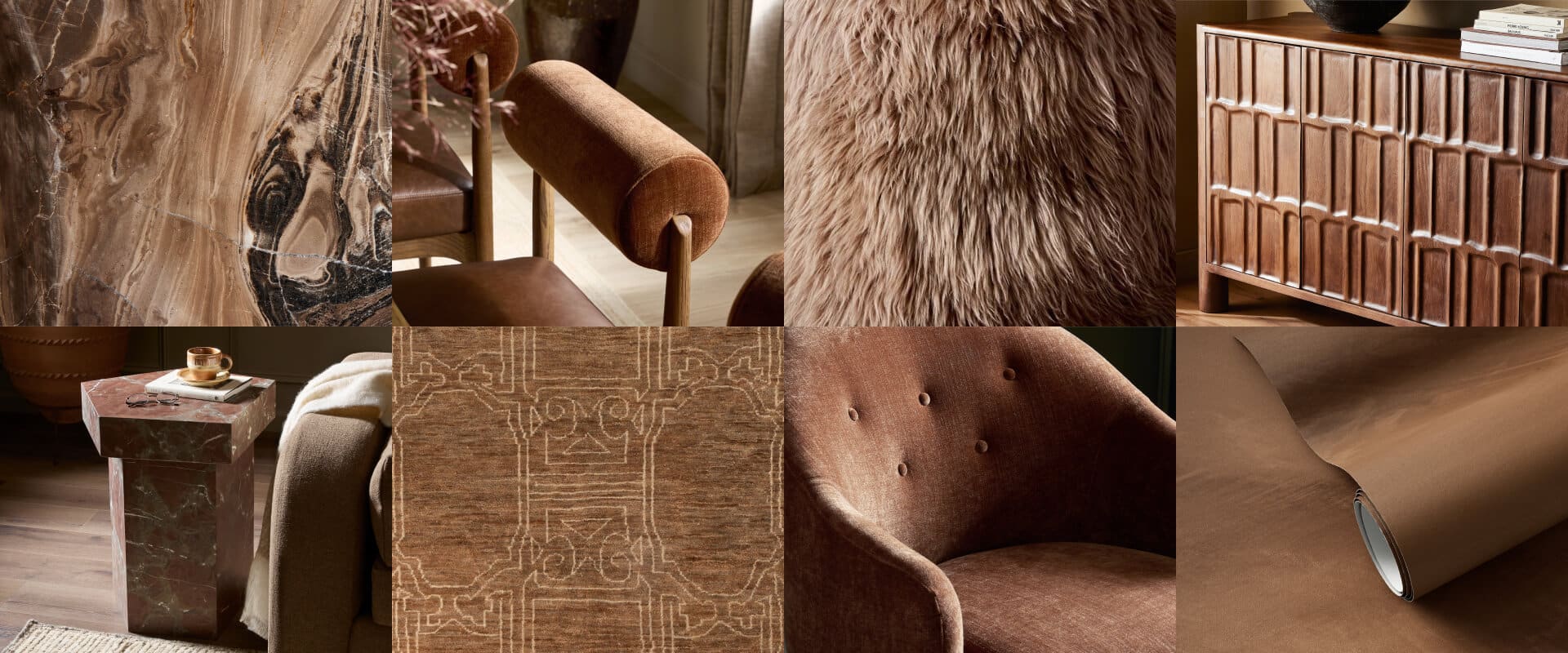 Mocha Mousse Interior Design Color Story