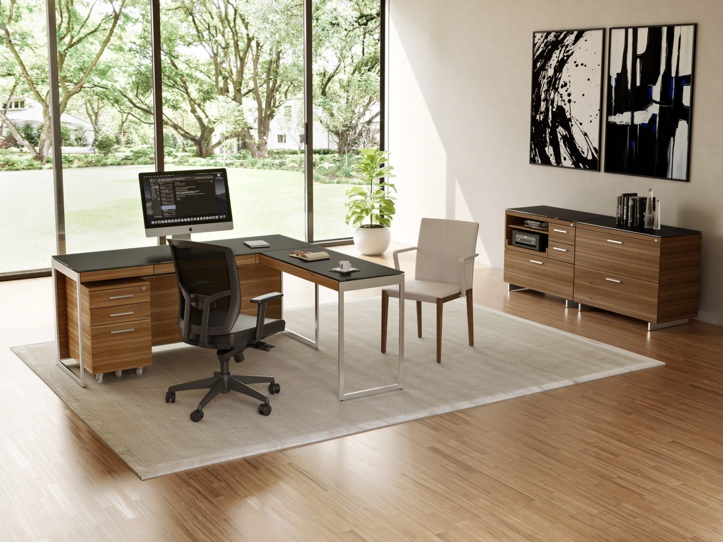 sequel-6101-6107-6112-6117-6116-CWL-S-modern-office Sequel Office - Desk + Console