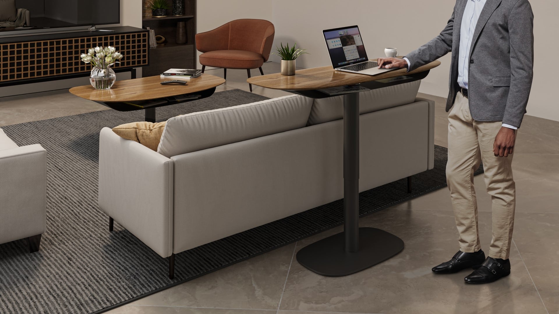 soma-1133-height-adjustable-modern-console-table-bdi-furniture-walnut-hero-1 Soma Adjustable Standing Desk